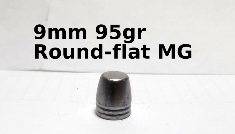 9mm 95gr Round-Flat